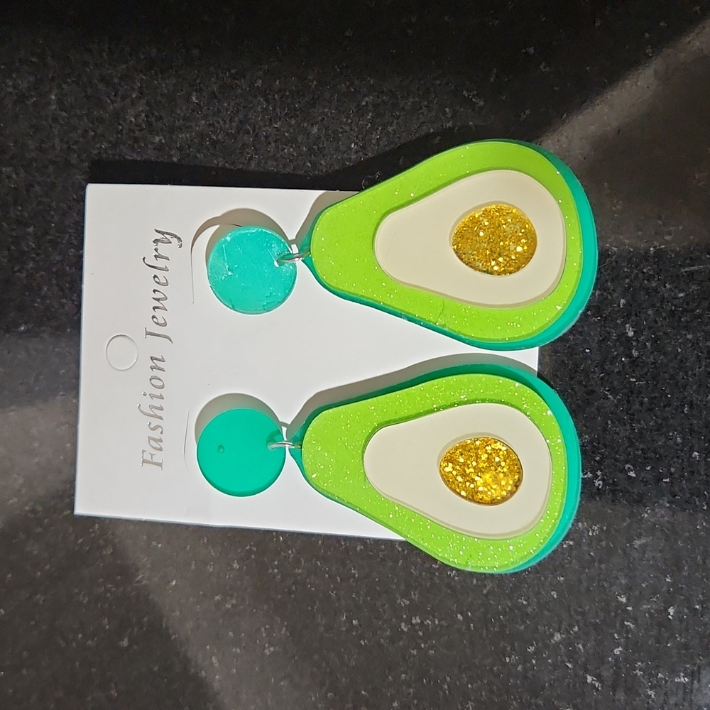 New avocado earrings